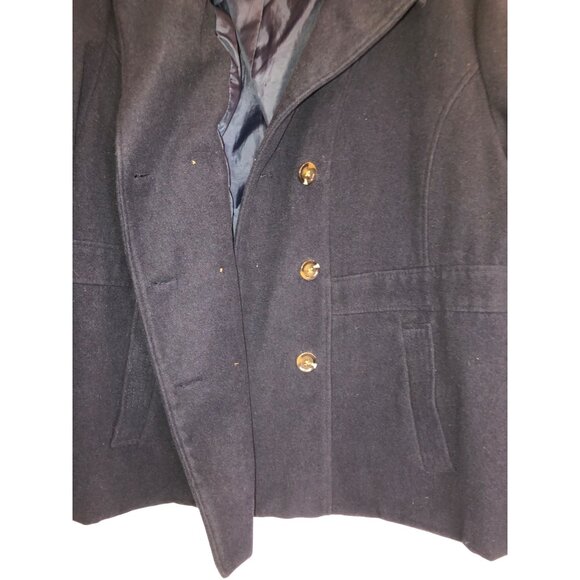 Platinum Women’s Blue Double Breasted Pea Coat Pre-Owned Size 3X - Picture 7 of 9